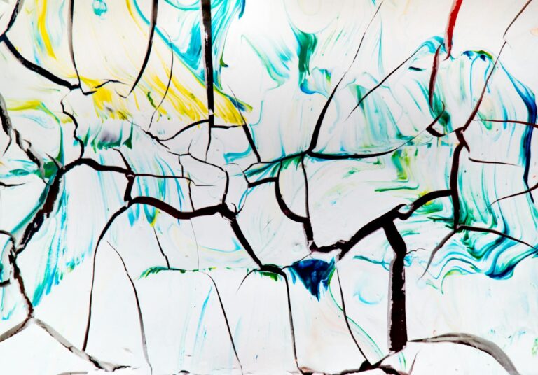 white and multicolored illustration